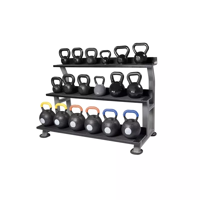 Rack Kettlebells | Rangement Accessoire Fitness 3 niveaux
