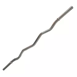 Barre de musculation EZ curl Ø 28 mm | Accessoire biceps et triceps