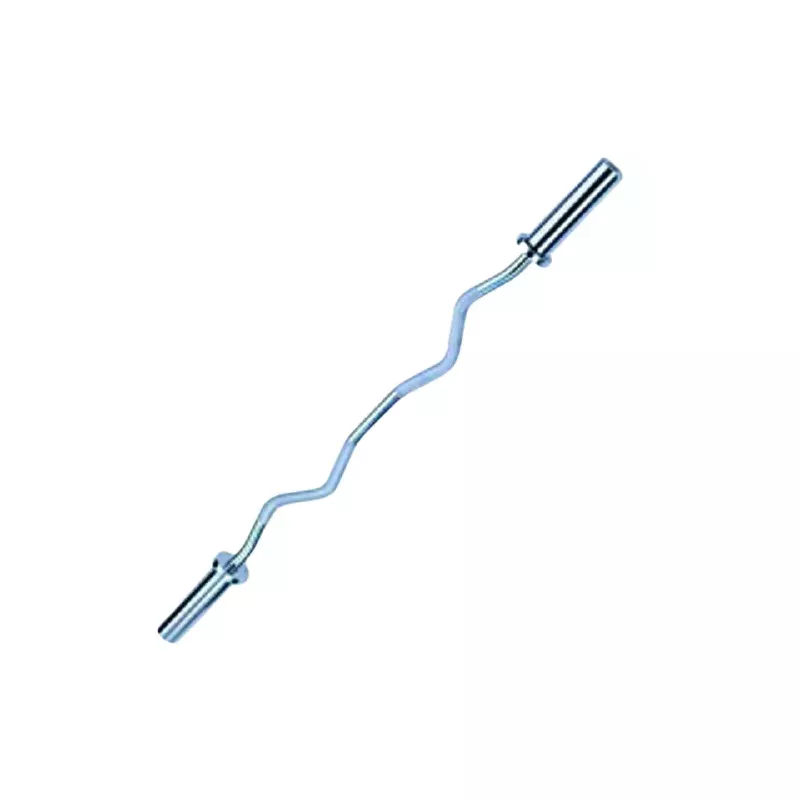 Barre de musculation EZ curl 50 mm | Biceps et triceps