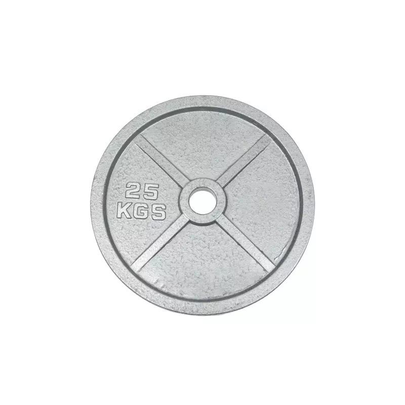 Disque olympique gris en fonte