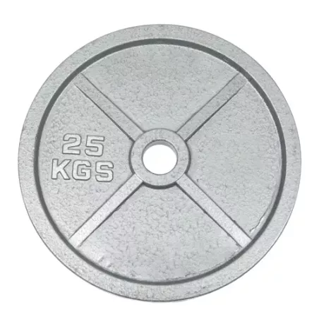 Disque olympique gris en fonte