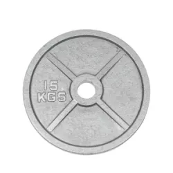 Disque olympique gris en fonte