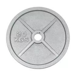 Disque olympique gris en fonte