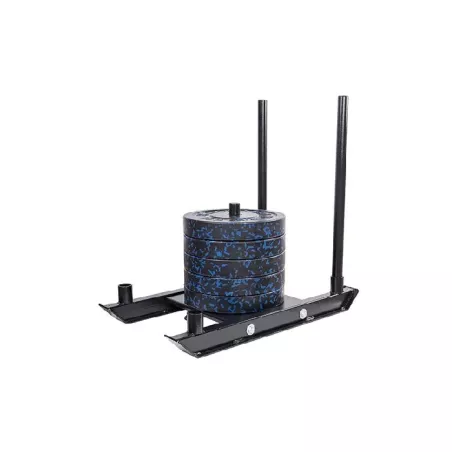 Power sled et disques bumper 50kg - Cardio et renforcement musculaire