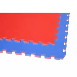Tatami Puzzle Bicolore 1x1 m | Confort et Sécurité pour Arts Martiaux
