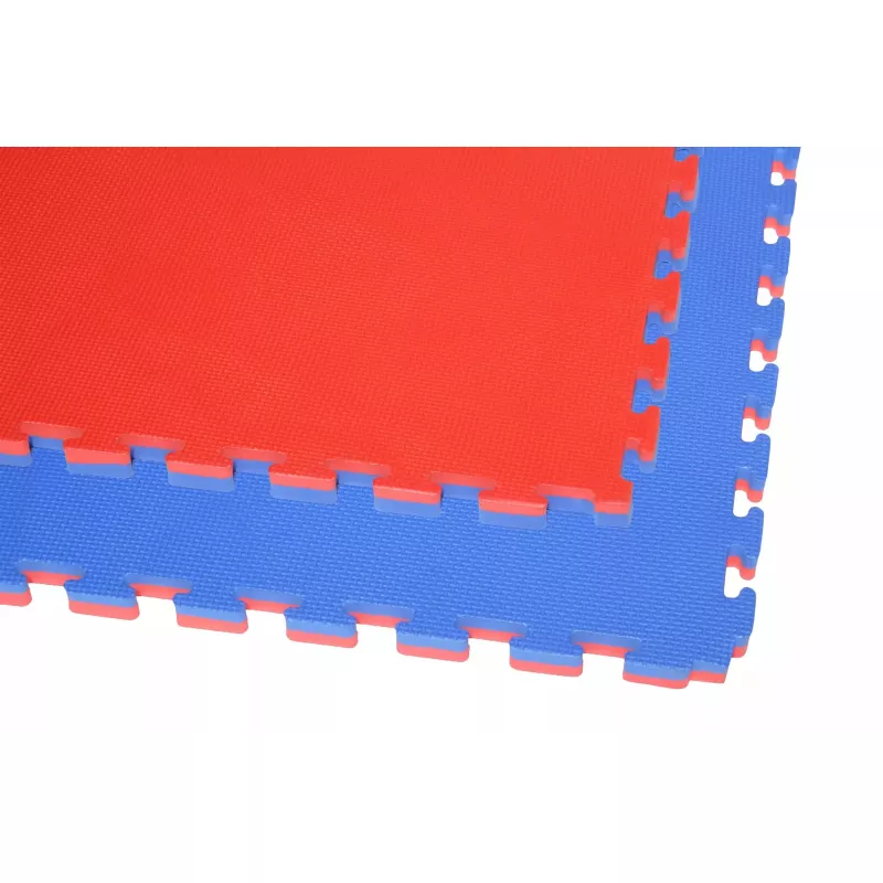 Tatami Puzzle Bicolore 1x1 m | Confort et Sécurité pour Arts Martiaux