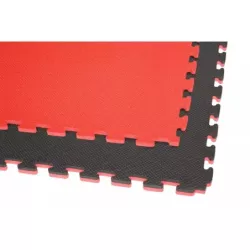Dalles puzzle TATAMI - Noir / Rouge