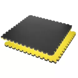 Dalles puzzle TATAMI - Noir / Jaune