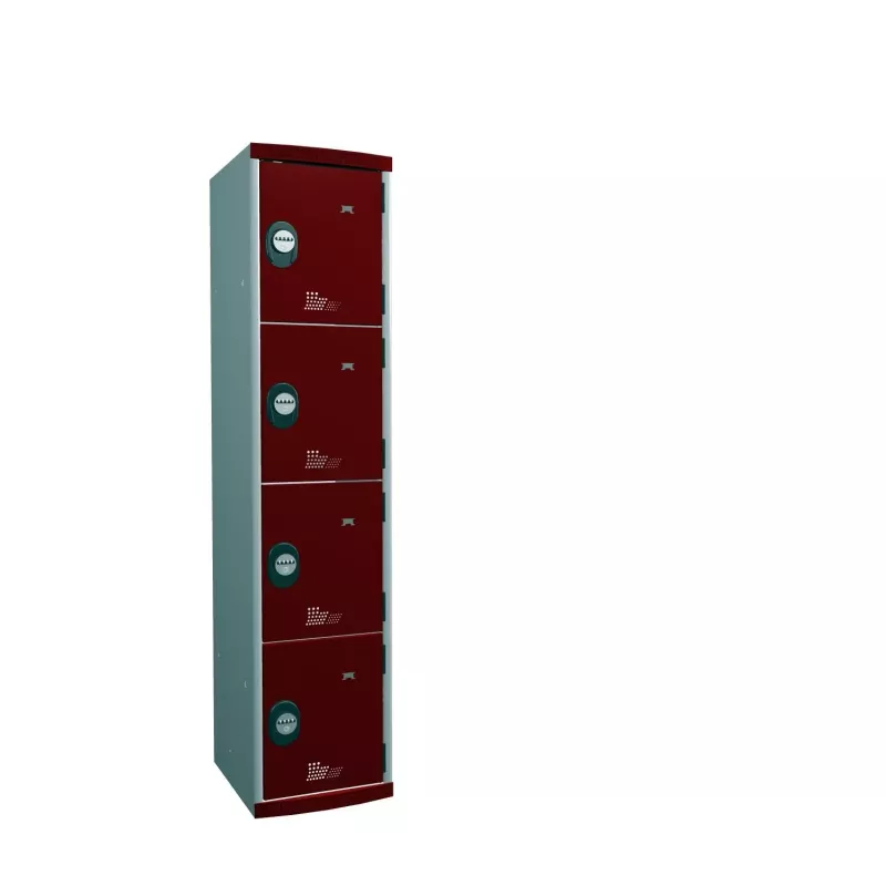 Vestiaires multicases 4 portes L.30 cm | Salle de sport - Myo Impact