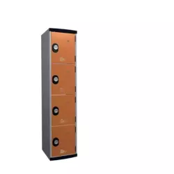 Vestiaires multicases 4 portes L.30 cm | Salle de sport - Myo Impact