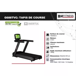 Tapis de course INERTIA G688 TVC