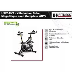Vélo Indoor SuperDuke | H925 ANT