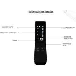 Vélo Indoor SuperDuke | H925 ANT moniteur