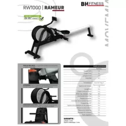 Rameur RW1000 MOVEMANIA