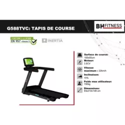 Tapis de course G588 TVC