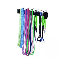 Support mural rangement Elastique + Corde