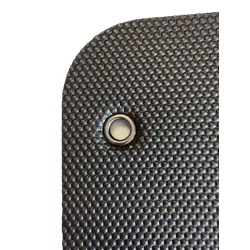 Tapis de sol gym avec œillets : gym, fitness, musculation...