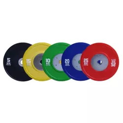 Disque bumper compétition | Haltérophilie & Musculation - 5 à 25 kg