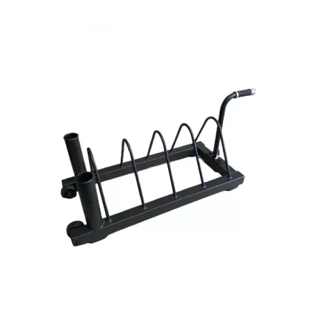Rack Disque et Barre Olympique | Rangement 8 à 16 disques + 2 barres