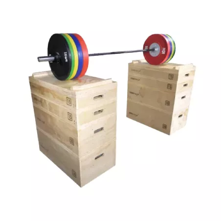 Jerk Block Set | Support en Bois pour Exercices de Force