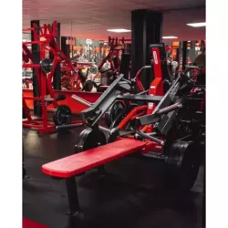 Gymleco Horizontal Bench Press rouge