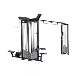 Station 4 Postes Cable Cross 215K - Gymleco | Musculation Corps Entier