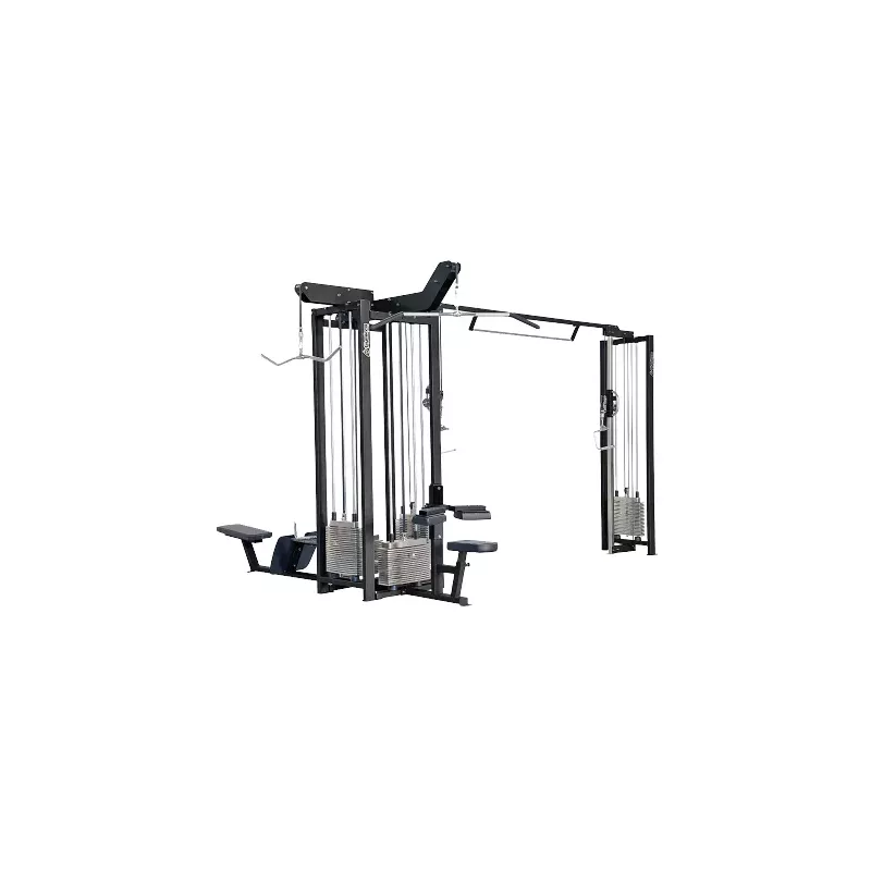 Station 4 Postes Cable Cross 215K - Gymleco | Musculation Corps Entier