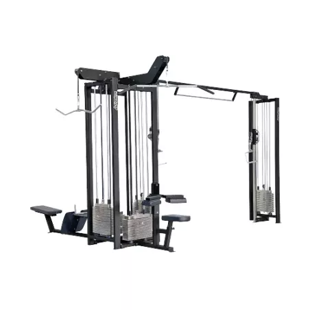 Station 4 Postes Cable Cross 215K - Gymleco | Musculation Corps Entier