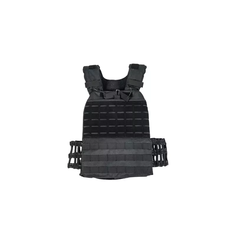 Gilet lesté ajustable 10 kg noir | Cross-training - Myo Impact